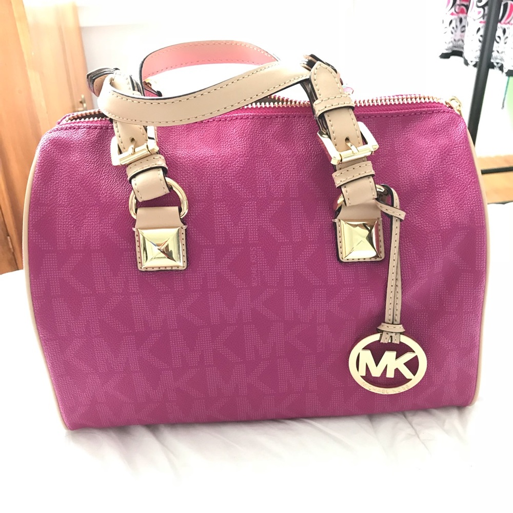 Michael Kors Pink Fuschia Purse - Like New